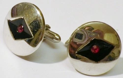 Boutons De Manchette Vintage Pour Homme — Gravure Relief Argenté, Modèle Tibi N°4156