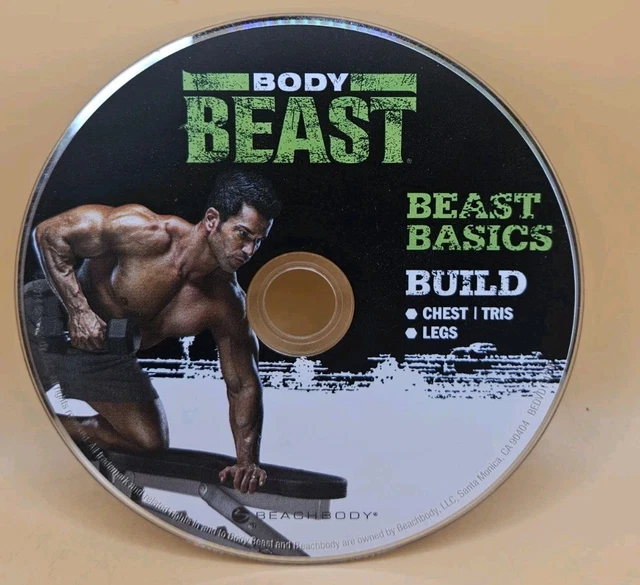 BEACHBODY BODY BEAST Basics Chest Tris Legs Workout Strength