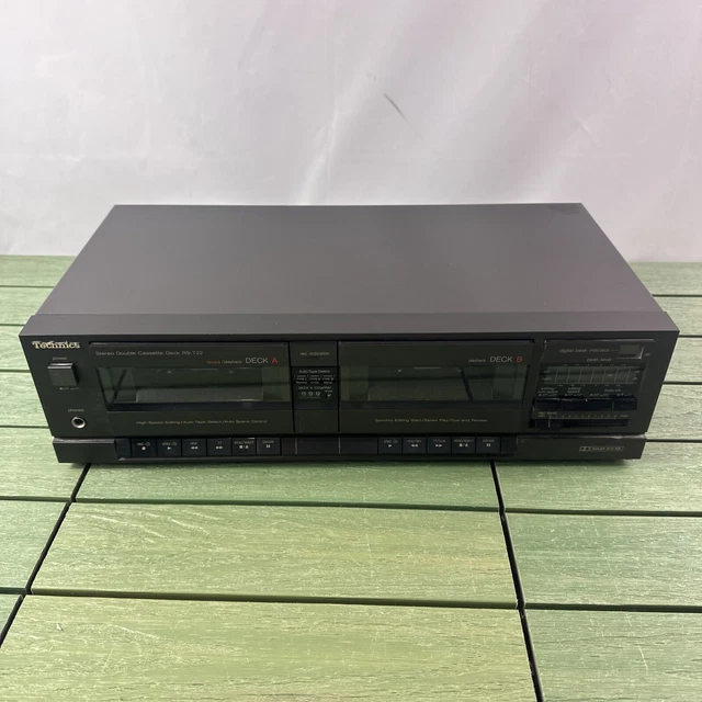 Platine à Cassettes Technics RS-120 – Pour Pièces Ou Réparation – Non Testée (occasion)