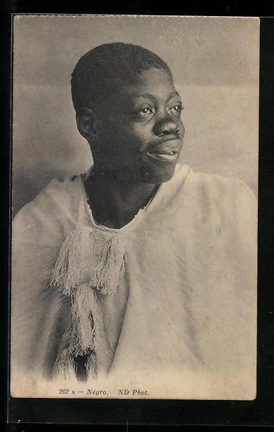 CPA Négro, Portrait de eines Mannes