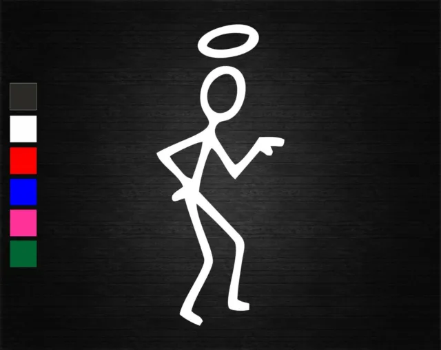 The Saint Stickman Vinyl Decal Sticker Car/Van/Wall/Laptop/Tablet/Window/Door