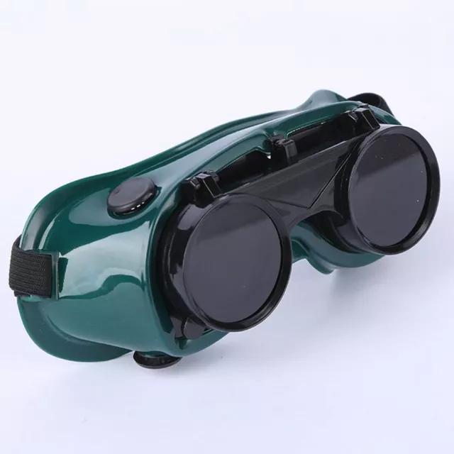 Schweißen Schneiden Schweißer Schutzbrille Brille Flip Up Dark Grün Linsen DE