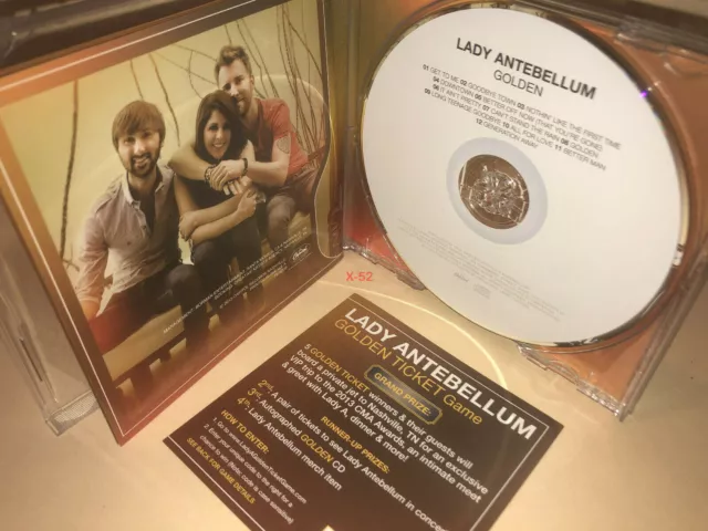 Lady A Antebellum Golden CD hits Downtown Goodbye Town (with Gold Ticket Game) 2