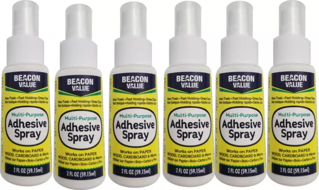 Pega Adhesiva Spray Multiproposito Beacon Value 6 Und Por Pack