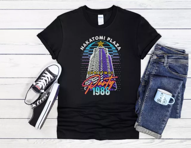 Nakatomi Plaza Christmas Men Women Bag Unisex Hoodie Baseball T Shirt Top 3698