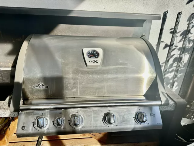 Napoleon Gasgrill Bilex 605 Einbaugrill, Edelstahl mit Zubehör