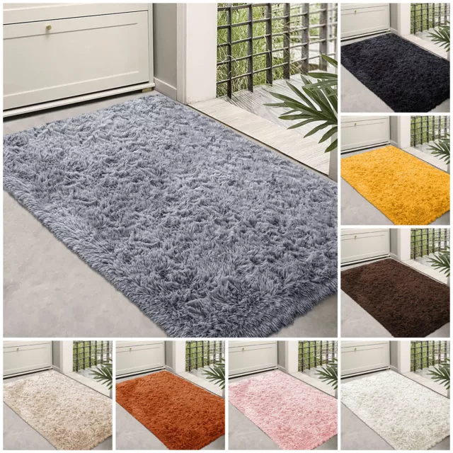 Non Slip Large Indoor Door Mat Entrance Rug Dirt Trapper Washable Barrier Mats