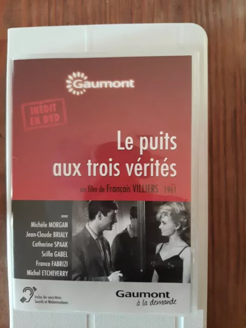 Dvd Gaumont/Le Puit Aux Trois Vérités/Michèle Morgan/Brialy