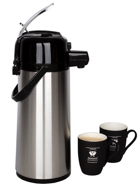 Beeketal Premium jarra de bomba jarra aislante cafetera