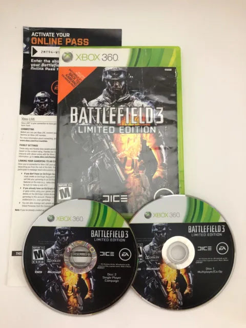 Battlefield 3 Limited Edition (Microsoft Xbox 360) CIB