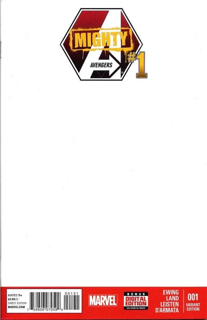 Mighty Avengers (2nd Series) #1 (Blank) VF/NM; Marvel | we combine shipping