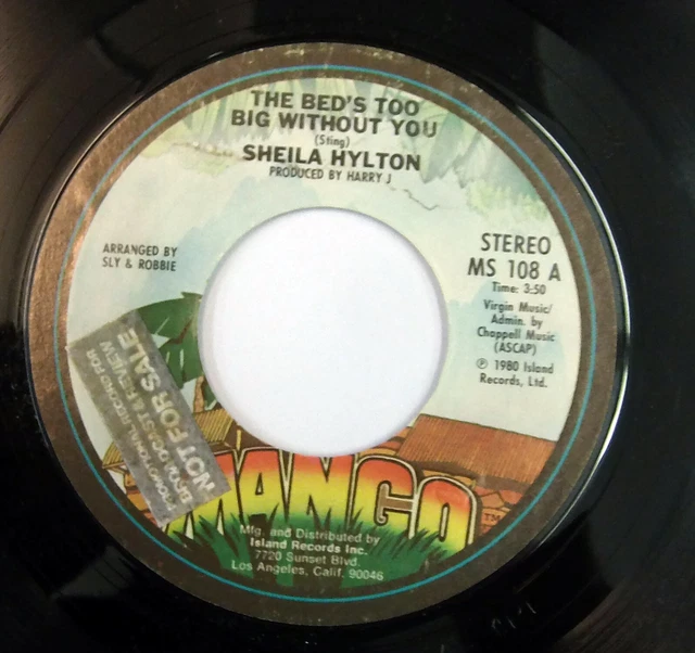 Sheila Hylton The Beds Too Big Without You Lyrics FOR SALE! PicClick