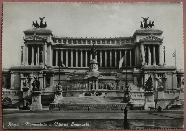 Roma - Monumento A Vittorio Emanuele 1962 Animata Carrazza Militari