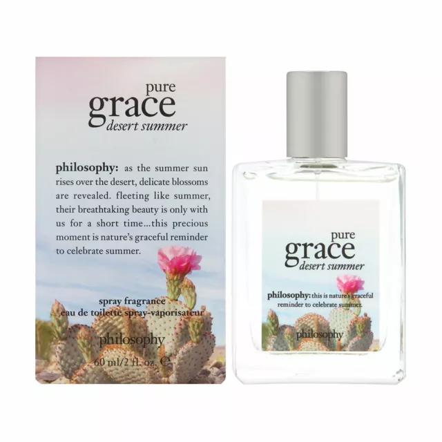 Pure Grace Desert Summer by Philosophy for Women 2.0 oz EDT Spray Brand New