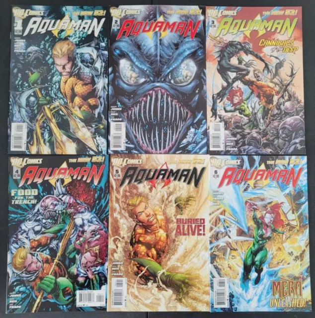 Aquaman #1-52 (2011) Dc 52 Comics Near Full Complete Series Set Of 50/1St Trench