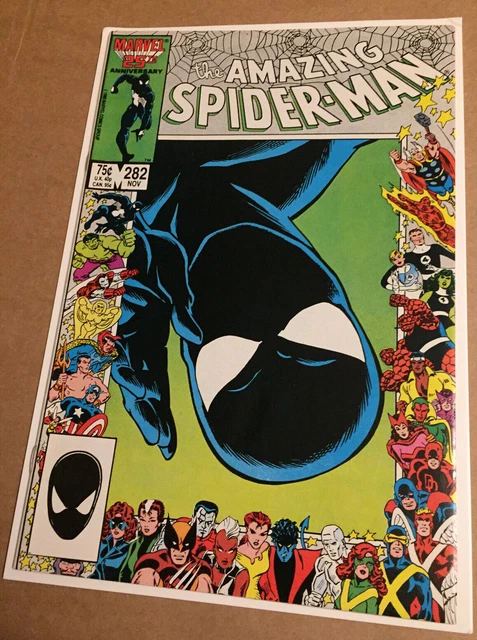 Amazing Spider-Man # 282 - 25Th Anniversary Cover / X-Factor App - Marvel 1986