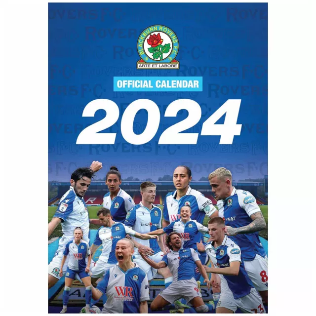 Blackburn Rovers FC  Calendario de Pared A3 2024 (TA11150)