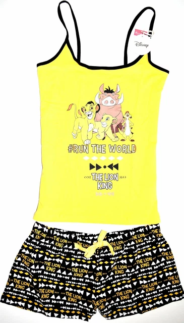 Tank Top Lion King Women's Pajamas LION KING PJ Set Pyjamas