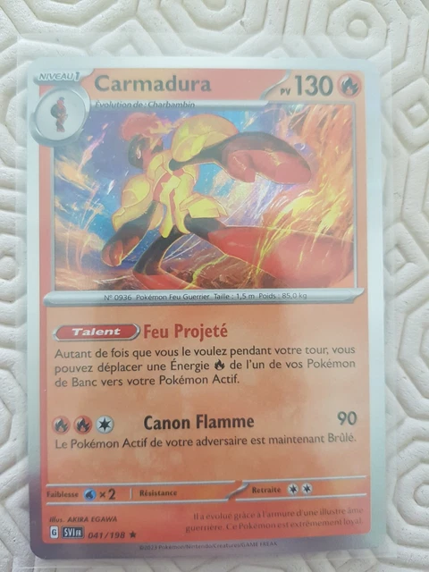 Carte Pokémon Carmadura Ex SVP105 Double Rare RR - Écarlate Et Violet Promo Neuve Sous Protection