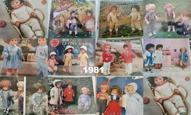 Patron De Couture MODES ET TRAVAUX Décembre 1990 - Vêtements De Poupée NON DÉCOUPÉ, Complet, Vintage, Origine France