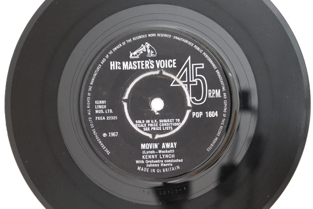 英7” Kenny Lynch Movin Away POP1604 His Masters Voice /00080 Movin' Away - Kenny Lynch - YouTube
