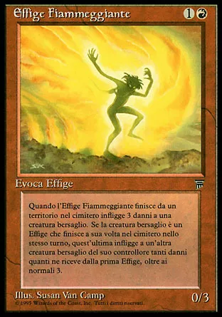 Effige Fiammeggiante Edizione Leggenda Rosso Magic The Gathering In Ita