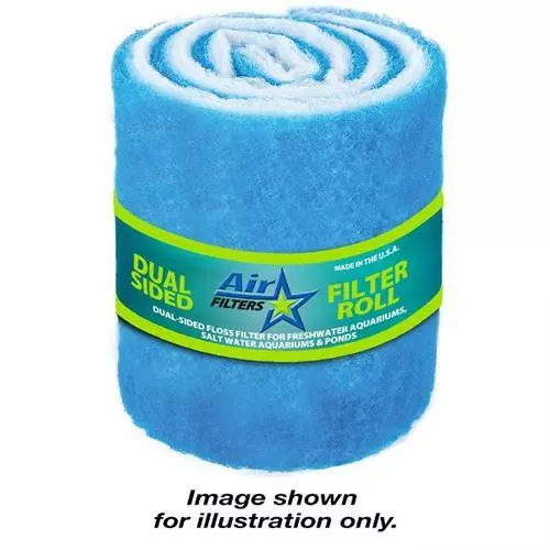 10 FEET BLUE BONDED FILTER MEDIA ROLL - 10' Roll X 12" POND, WET/DRY SUMP PADS