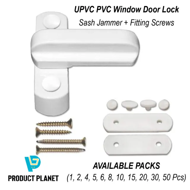 Sash Jammer UPVC PVC Window Door Lock High Security Arm