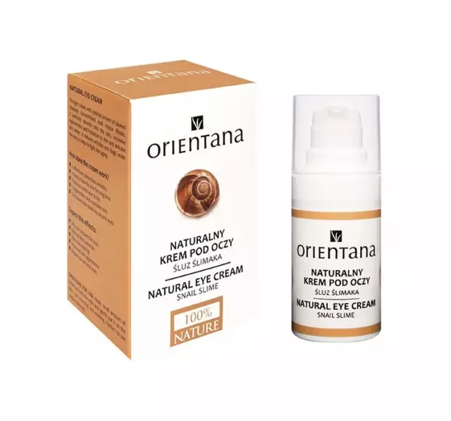 Orientana Creme Mit Schneckenschleim Augenpflege 15 Ml