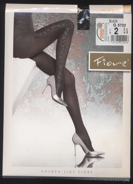 Lot De 4 Collants Dim Style Fantaisie - Taille 1/2 - Noir - Neuf Dans Emballage