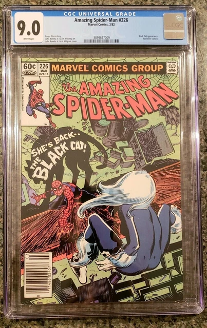 AMAZING SPIDER-MAN #226 CGC 9.0 5th overall BLACK CAT Appearance FREE SHIPPING
