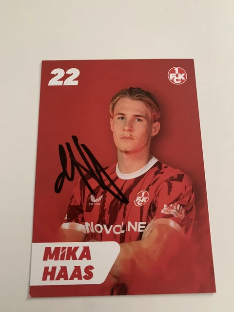 Slobodan Komljenovic Autogrammkarte 1. FC Kaiserslautern 1999-00 + A
