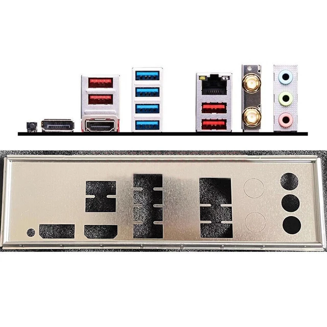 BACKPLATE FOR MSI PRO B650M-A WIFI Motherboard IO Shield I/O Back plate ...
