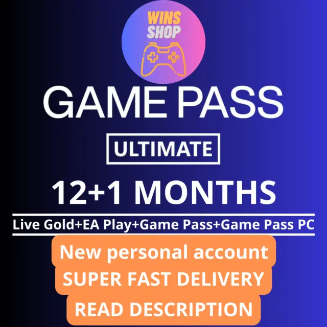 Xbox Game Pass Ultimate 12+1 months✅whole period at once🚀Fast Delivery🚀Global