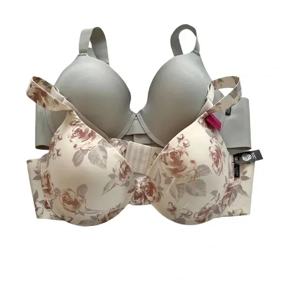 VINCE CAMUTO WOMEN'S 2 Pack Full Figure Spacer T-Shirt Cup Bra VCO51831XTJA  NWT £18.94 - PicClick UK
