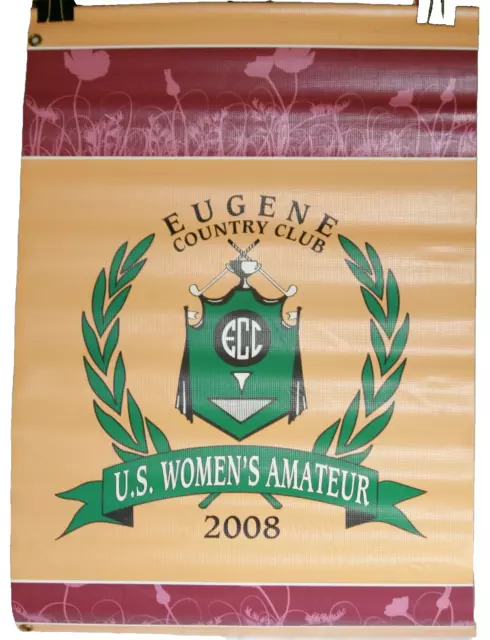 Eugene Country Club Banner * 2008 US Women's Golf Amateur Sign * Blumenherst