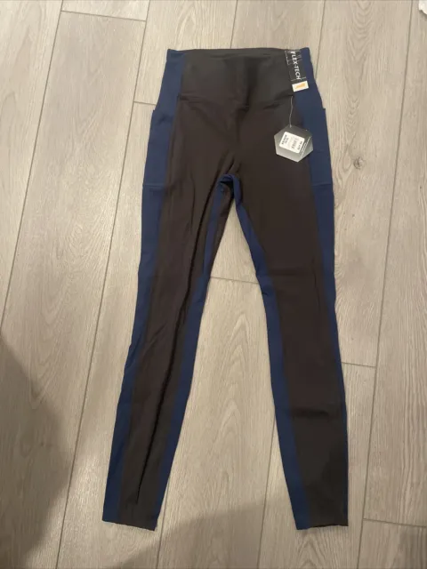 Avia Women's 7/8 Crop Fashion Legging With Side Pockets size small