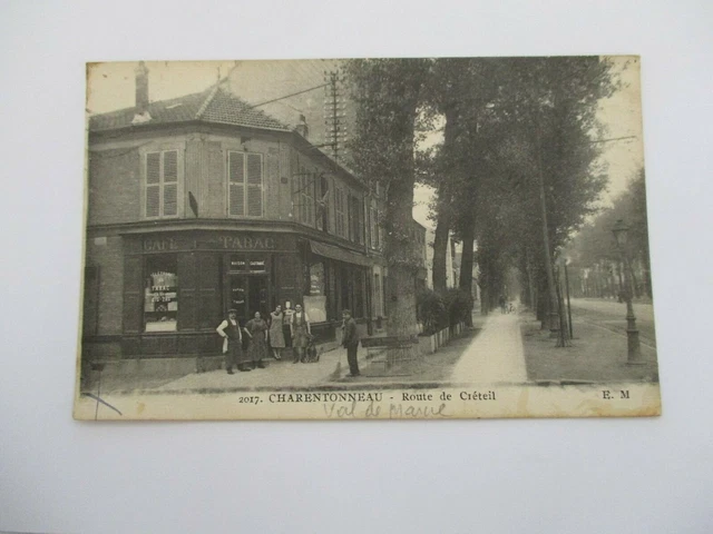 Cpa Val De Marne 94 Charentonneau Route De Creteil