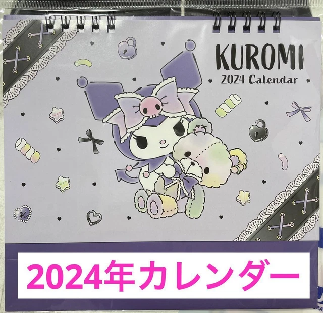 2024 CALENDAR KUROMI_SANRIO Desk 20.80 PicClick