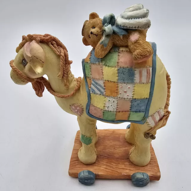 Cherished Teddies 904309 Camel Pull-Toy Nativity Animal Bear Figurine 1993