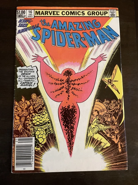 Amazing Spider-Man Annual #16 1St App Monica Rambeau Newsstand Marvel Comics Fn