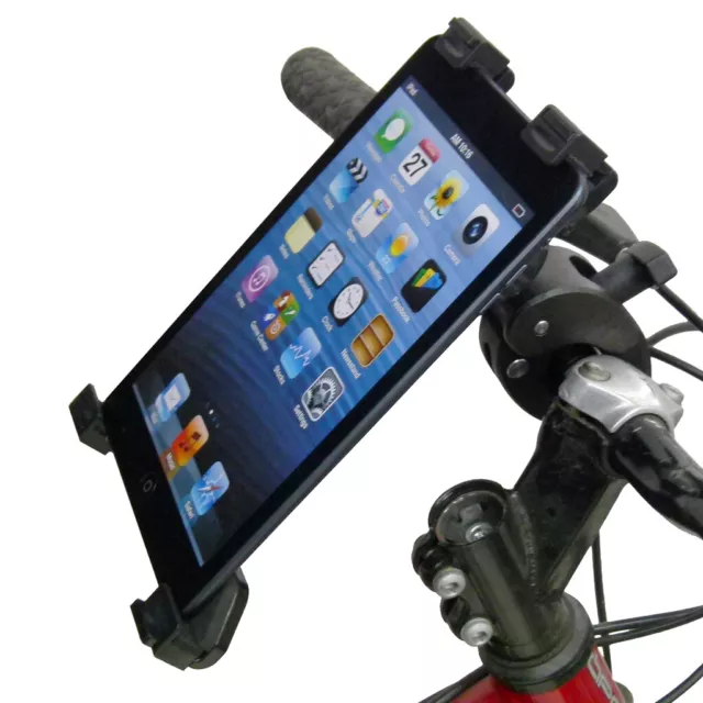 Robust Clamp Bicycle Handlebar Mount Tablet Holder for iPad Mini 1-3