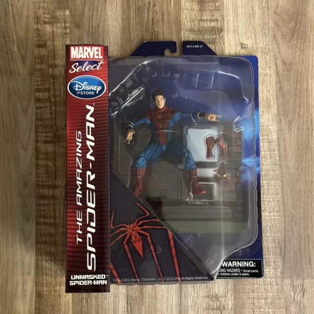 Marvel Select The Amazing Spiderman Unmasked Exclusive by Diamond 2012 Rare!