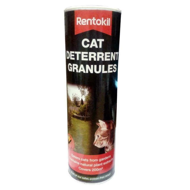 RENTOKIL CAT DETERRENT Granules Natural 500g Deter from Digging, Fouling Gardens EUR 10,18