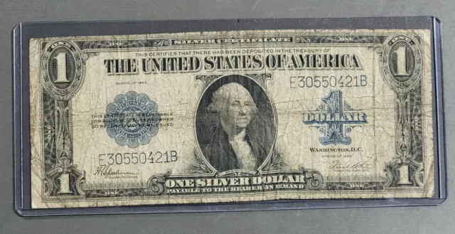 1923 $1 One Dollar Silver Certificate Large Note (#2148)
