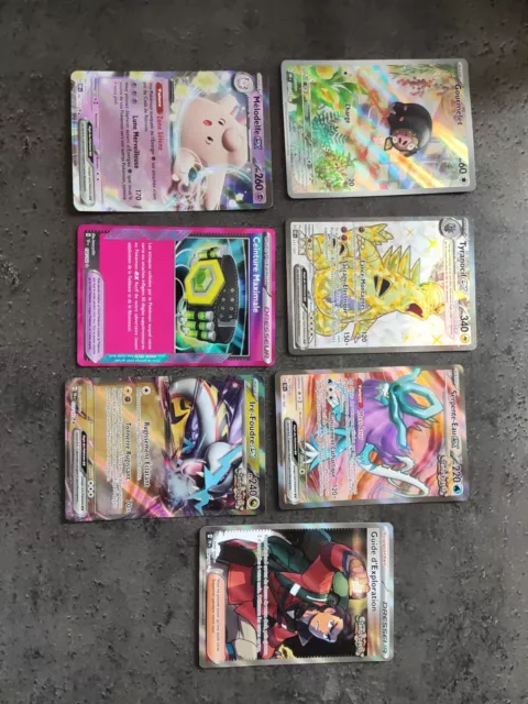 Lot De 7 Cartes Pokémon