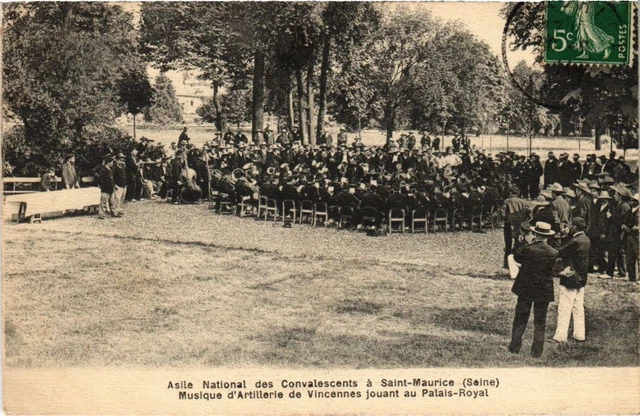 CPA AK St.Maurice Musique d'Artillerie de Vincennes Jouant FRANCE (1282995)
