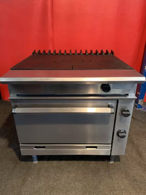 Falcon Chieftain Solid Top Bullseye Natural Gas Oven Range G1006Bx