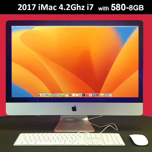 2017 iMac 27 Retina 5K | 4.2 GHz  i7 | 32GB RAM | 4TB SSD | 580 8GB