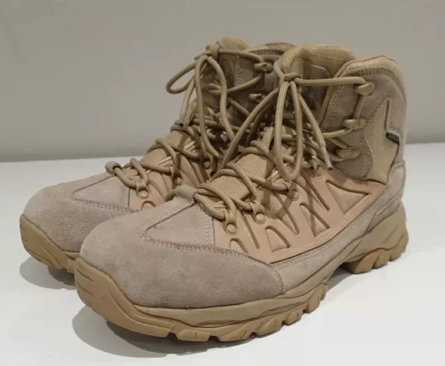 NORTIV8 MEN`S WATERPROOF Boots Hiking Shoes Outdoor UK SIZE 9.5 Desert ...